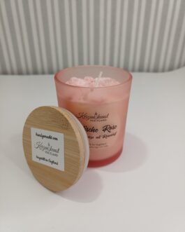 Glas himmlische Rose