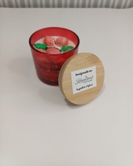 Glas süße Erdbeere