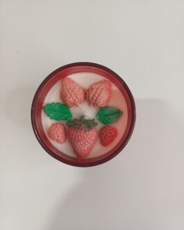 Glas süße Erdbeere